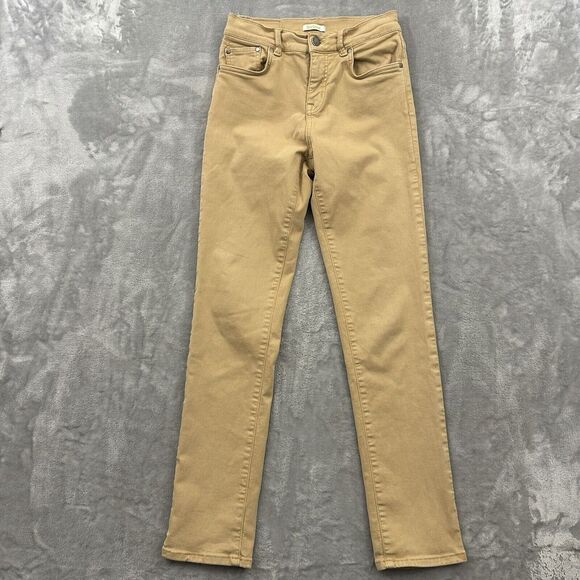 Barbour Jeans Women's 12R Beige Classic Straight 26x29 Stretch - Picture 1 of 14
